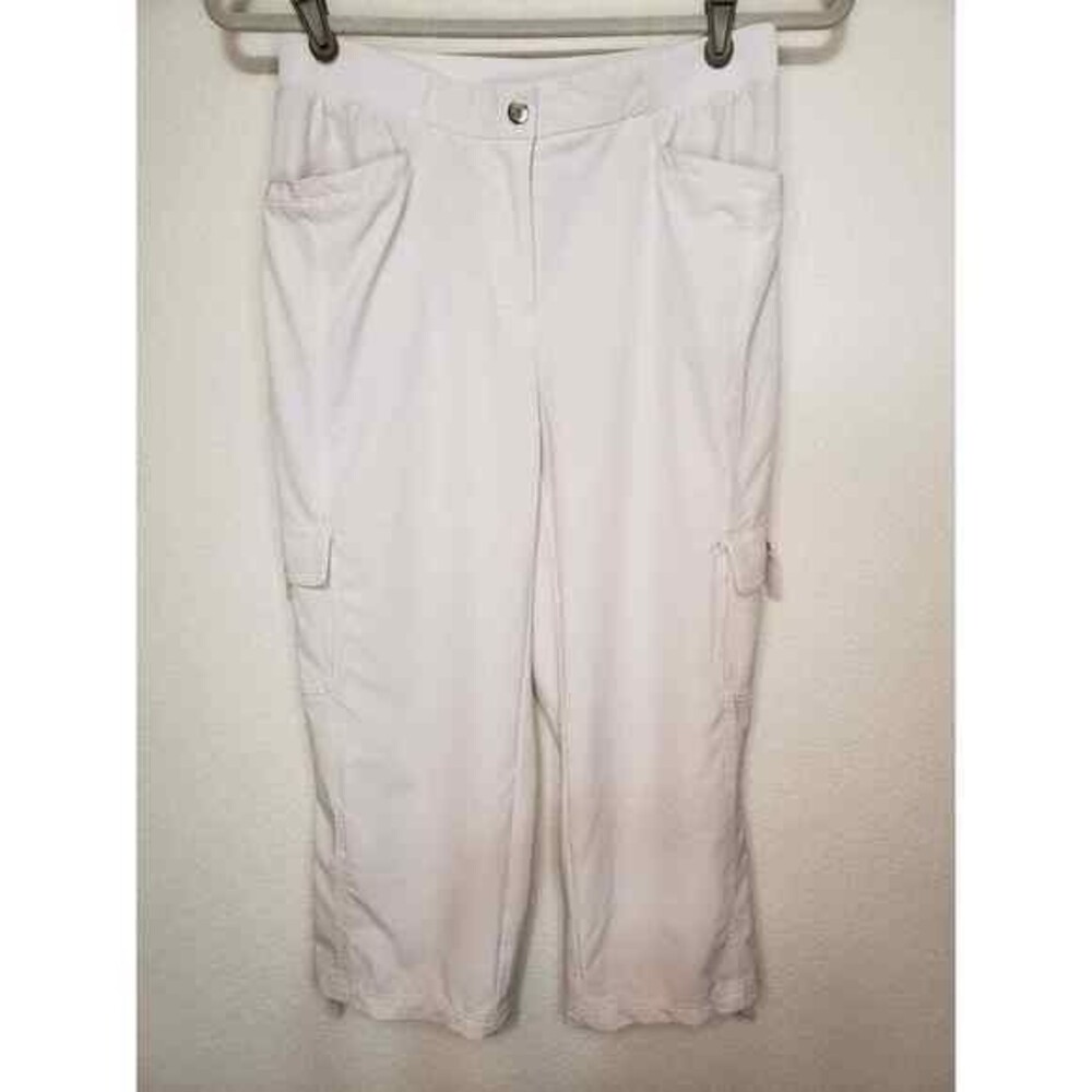 Chico's Zenergy 6-Pocket Cropped Capris Pants - Chino's 0 = S/4